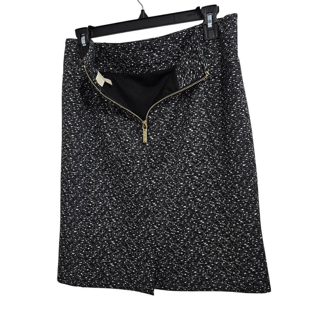 Michael Kors Speckled Stretch Pencil High Waist A-Line Career Skirt. Size Medium - Picture 5 of 8